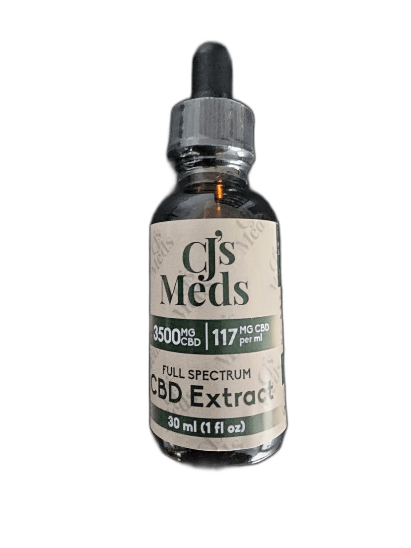 Full Spectrum CBD Extract 3500mg CBD product by CJ's Meds