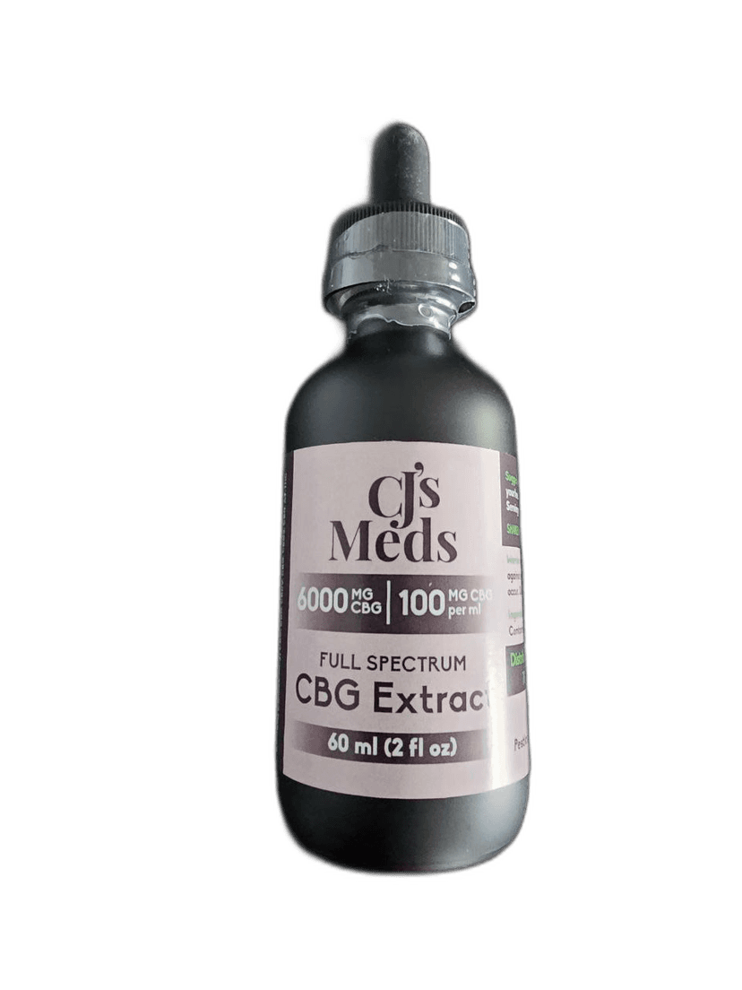 Full Spectrum CBG Extract 6000mg CBD product by CJ's Meds