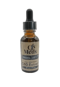 Full Spectrum Hemp Extract 1000mg CBD product by CJ's Meds